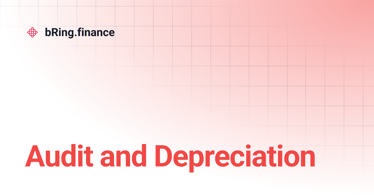 Audit and Depreciation bRing.finance